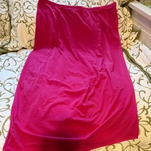 Pink Lightweight Rundholz skirt, Sz L or Plus, Stretchy, Lt wt, comfy